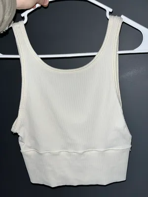 Lululemon Ribbed Crop Tank Top thumbnail 1