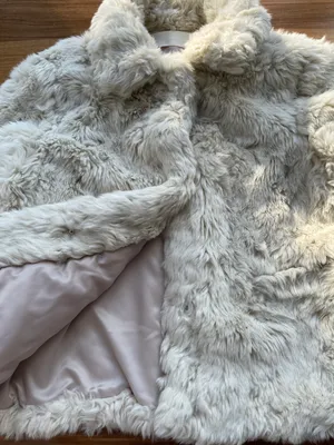 Teddy Bear Faux Fur Winter Jacket Size M thumbnail 7