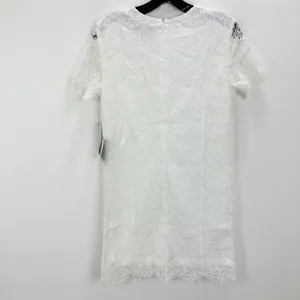 Lulus Take Me to Brunch Ivory Lace Shift Dress Classic Preppy Cute Small NWT thumbnail 9