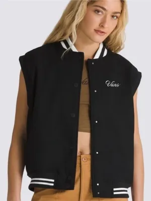 NWT Vans Piper wool blend Stadium Vest sz M thumbnail 6