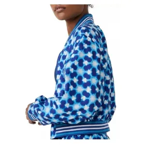 NWT Free People Movement Top Speed Water-Resistant Jacket Women's M Blue‎ Tennis thumbnail 7