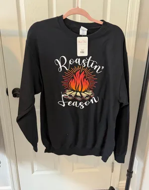 Roastin Season Fleece Crew Neck thumbnail 1