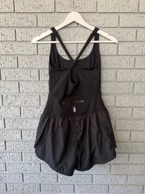Free People Movement Righteous Runsie Romper Short Black Size XS thumbnail 6