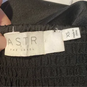 ASTR the Label Alva lace trim corset style black midi dress. Size XS. thumbnail 7
