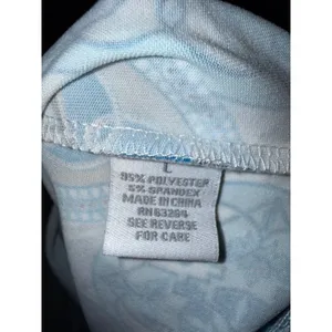 Yvos Blue White Medallion Print Tank Top Sleeveless Scoop Neck NWT Womens‎ Large thumbnail 7