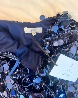 Klesis big sequin dress Blue thumbnail 3