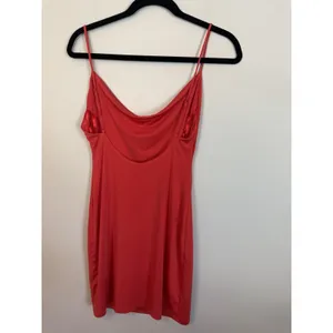 NBD revolve cowl neck mini dress red size small Stretchy thumbnail 8