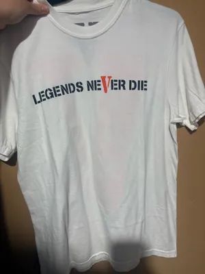 Legends never die t shirt Size M thumbnail 1