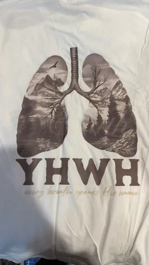 YHWH T shirt White Size M thumbnail 1