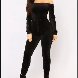 Material girl active medium‎ velvet jumpsuit thumbnail 2