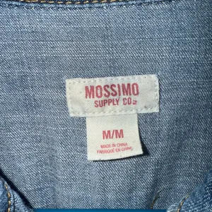 Mossimo Supply Co. Blue Denim Top Size M thumbnail 2