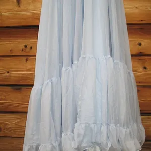 Mac Duggal 67911 Womens Ruffled Tiered Cut Out Chiffon Gown Dress thumbnail 14
