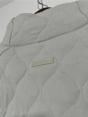 Lululemon Scuba Oversized Quilted Half Zip Size M/L Bone thumbnail 10