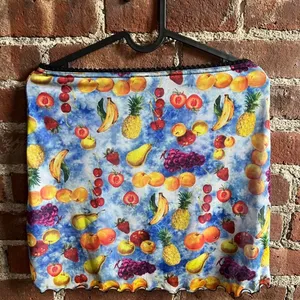 Urban Outfitters Fruit Print Mini Skirt Size XS thumbnail 2