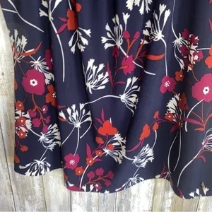 Tommy Hilfiger Navy Floral Sleeveless Blouse •Small thumbnail 3