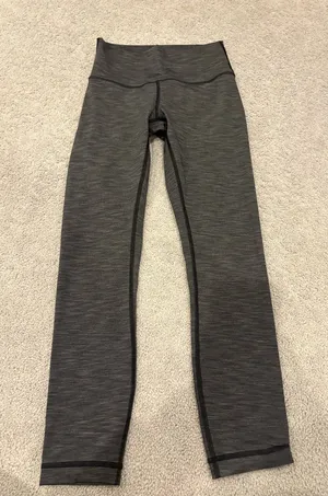 lululemon grey leggings 25” size 4  thumbnail 1