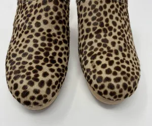 Madewell Womens The Ruby Clog in Dotted Calf Hair 7.5 Wooden Soles Slip On MA526 thumbnail 6
