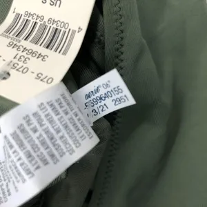 Aerie Ruched Cut Out One Piece Swimsuit Cheeky Green S thumbnail 5