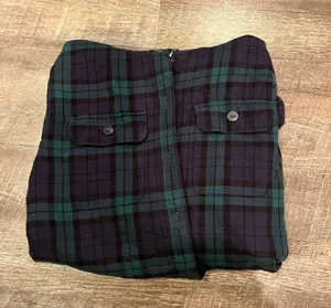 L.L.Bean Fleece Lined Flannel Hoodie thumbnail 12