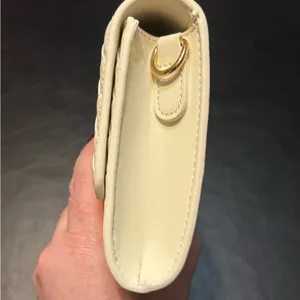 FEW MODA Cream Crossbody Clutch with Top Handle thumbnail 10