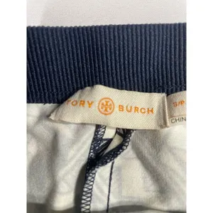 Tory Burch Geometric Print A-Line Skirt with Navy Elastic Waistband‎ size s thumbnail 2