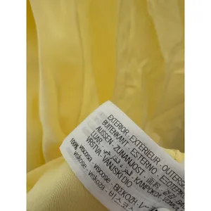 Zara Butter Yellow Satin Cowl Neck Midi Slip Dress Size Large Cocktail Wedding thumbnail 7
