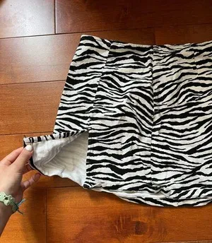 BDG Zebra Print Skirt thumbnail 2