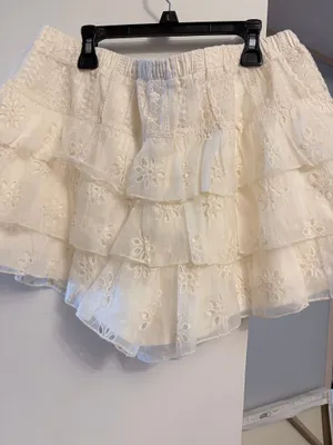 Little tulip eyelet skort White Size L thumbnail 2