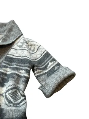 Lauren Ralph Lauren Shawl Collar Cardigan Toggle Wool Angora Southwestern Boho thumbnail 6