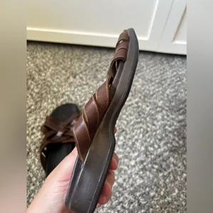 Timberland Women’s Brown Braided Leather Sandals Smart Comfort System Size 7.5‎ thumbnail 13