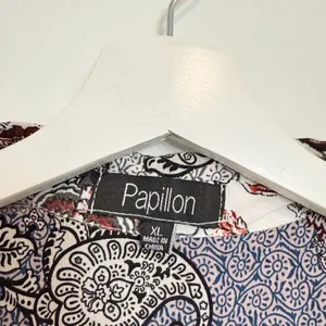Papillon Floral Paisley Tunic Dress Lagenlook‎ Summer Vacation Boho Bohemian XL thumbnail 4
