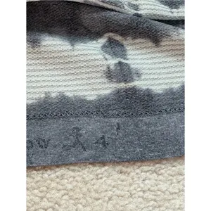 Lululemon Swiftly Tech Short Sleeve Tie Dye Gray‎ White Top Size 4 thumbnail 5