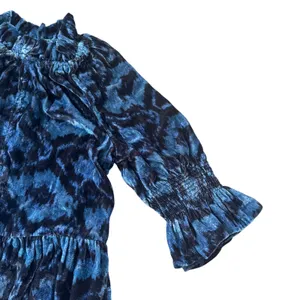 Figue Velvet Mini Dress Navy thumbnail 7