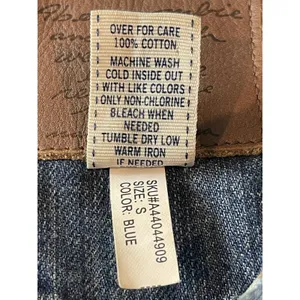 Abercrombie & Fitch Denim Highly Distressed Grunge Y2K Look Jacket Sz S thumbnail 11