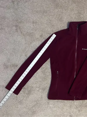 Columbia Women's Fleece Falls II Full-Zip Fleece Jacket Rich Wine Size M thumbnail 4