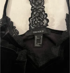 Forever 21 Black Velvet Tank thumbnail 3