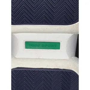 Tory Sport Bubble Sock Sneakers Cream Green Navy Knit Slip On Trainers thumbnail 5
