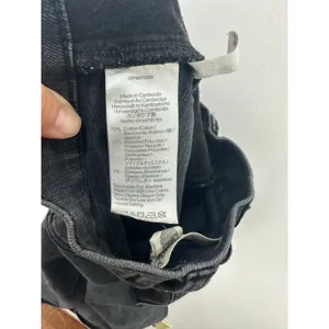 Madewell The Perfect Vintage Wide-Leg Jeans Black Womens 23 Lunar Wash 90s Retro thumbnail 4