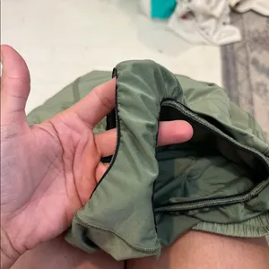 Thrive Societe Olive Green Women's Athletic Shorts size small. thumbnail 7
