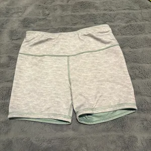 Reversible Sage Green Athletic Shorts Women’s Small Stretch Workout thumbnail 3