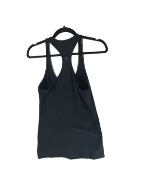 Lululemon Cool Racerback Tank Top Solid Black 8? thumbnail 2