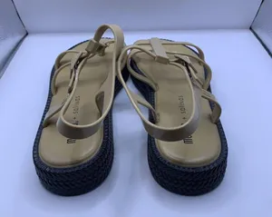 MELISSA - WOMENS CARIBE VERAO PLATFORM + SALINAS sandals size 7 E3 thumbnail 4