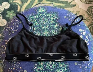 Calvin Klein Choice Unpadded Black Bralette thumbnail 1