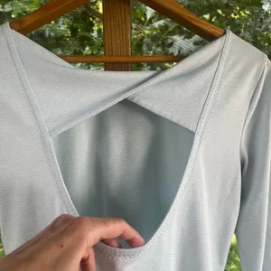 Athleta Women's Jacquard Flexlight Train Top Ethereal Blue Size S thumbnail 3