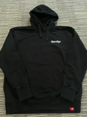 Sportique Black Hoodie thumbnail 1