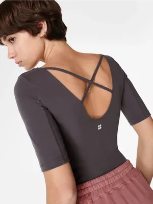 Sweaty Betty Super Soft Short Sleeve Dance Leotard thumbnail 2