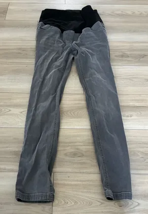 JoJo Maman Bebe Maternity Jeans Grey Skinny Over Belly Size‎ 6 thumbnail 1