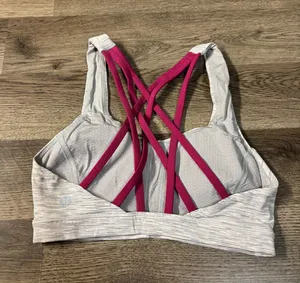 Lululemon Energy Bra Sports Grey 4 thumbnail 1