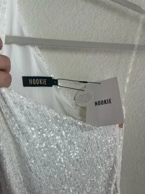 Nookie Sequin Treasure One-Shoulder Jumpsuit thumbnail 4