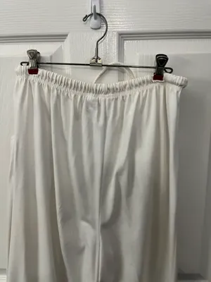 Emerald Club size medium white elastic waist pants thumbnail 5